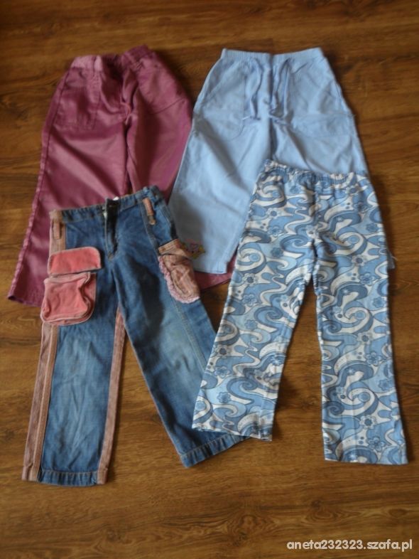 4 pary spodni dla dziewczynki