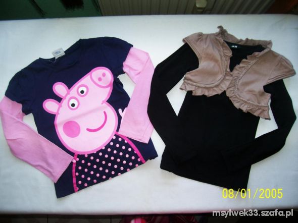 H&M NEXT PEPPA sliczne CUDO roz 110 116