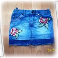 CHEROKEE jeans mini HAFTY sliczna roz 110