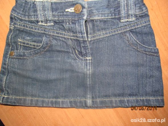 spoódnica jeansowa mini 98