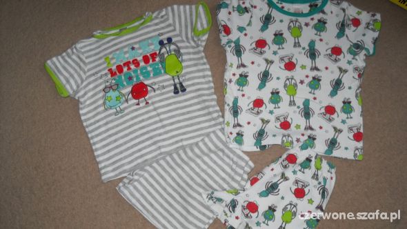 COOLCLUB PIDZAMKI Z UFOLUDKAMI 98CM