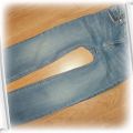 h&m jeansy spodnie tęcza 104 cm
