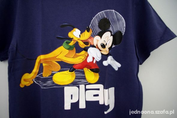 wyprz koszulka mickey i pluto 5 6 lat