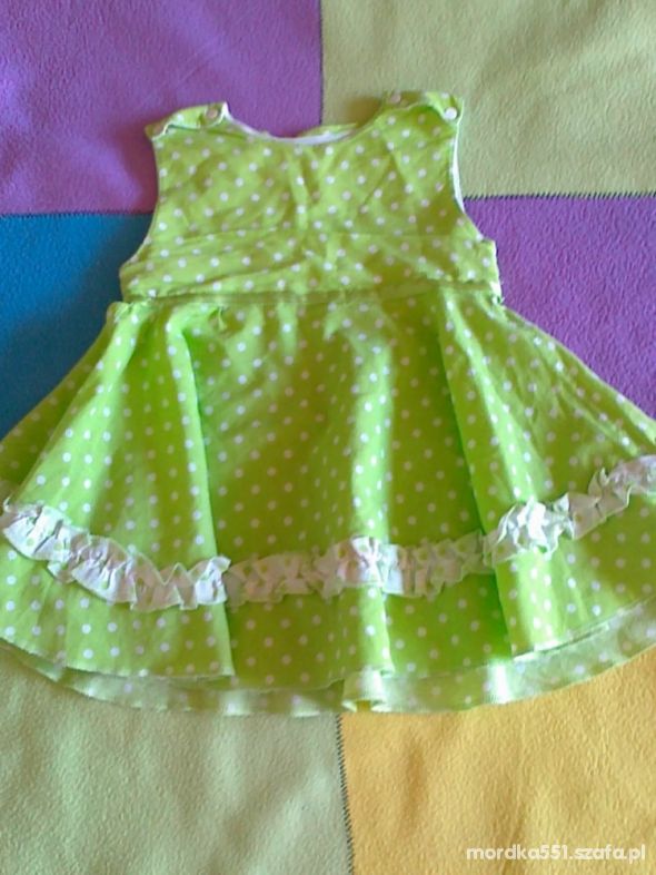 Zielona sukieneczka