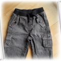 Czarne jeansowe spodnie na gumce BabyGap 86cm