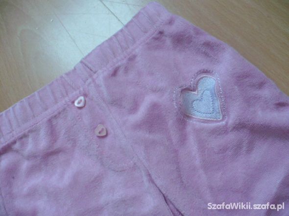 spodnie dresowe różowe kokardka
