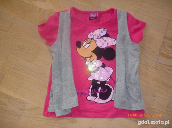 disney minnie koszulka 98