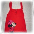Disney czerwona sukienka dzianina roz 4 5 lat