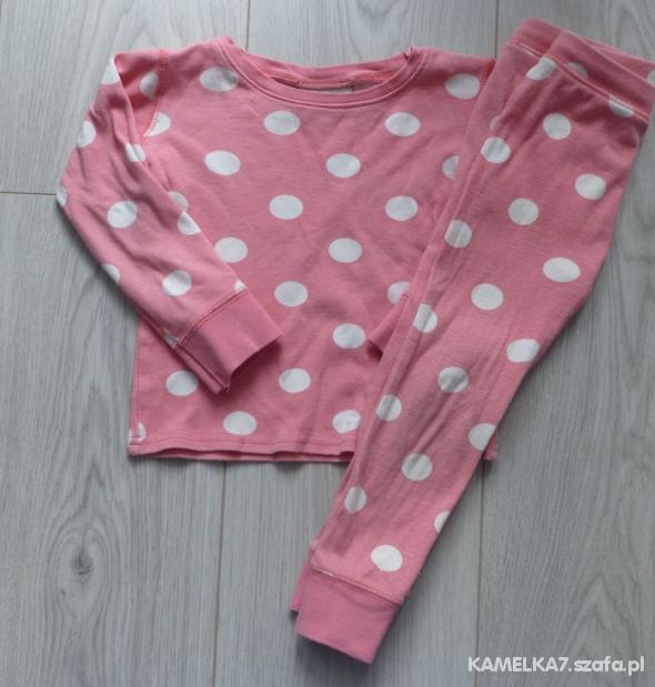 Next piżama piżamka grochy 92 2 do 3 latka