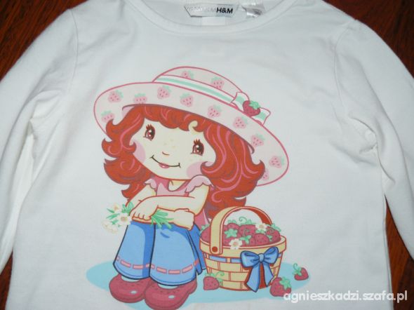 Bluzeczka Truskawkowe Ciastko rozm 98 104