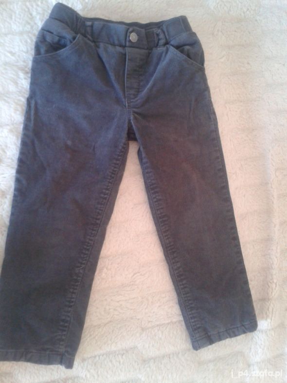 spodnie sztruksowe jesiennozimowe FF 110