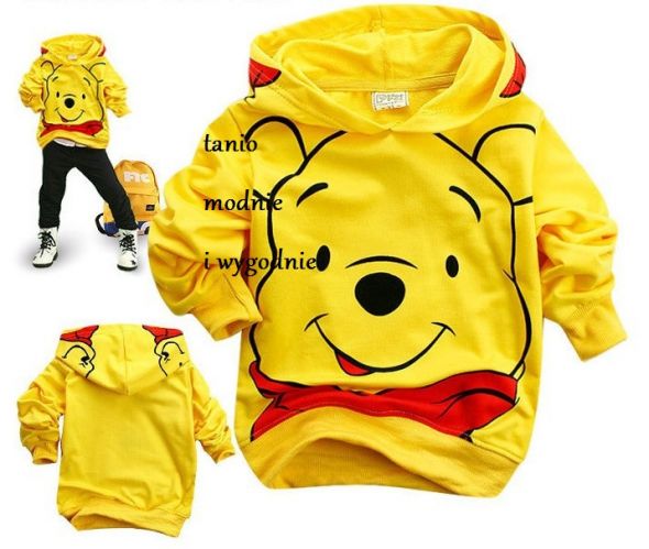 bluza z kubusiem puchatkiem kubus puchatek 95 rozm