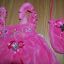 Różowa sukieneczka z torebeczką GokNes 0do3 mce