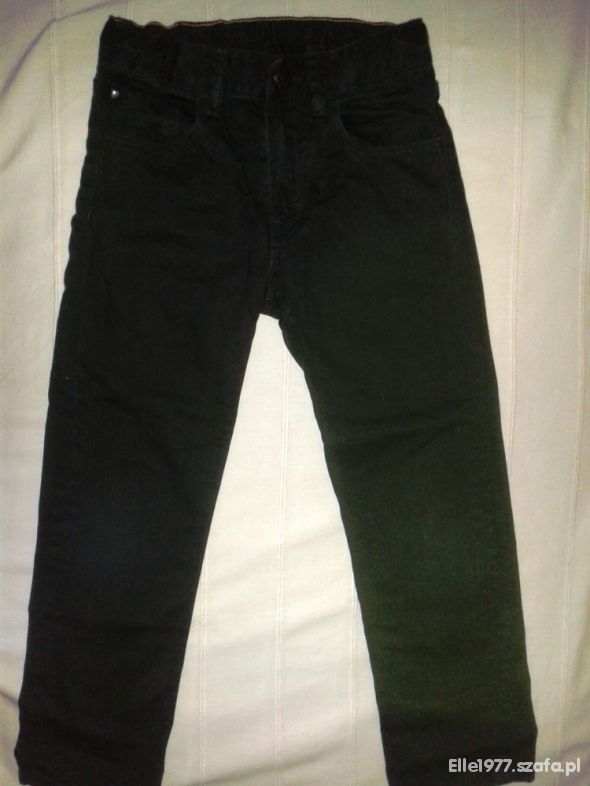 Czarne jeansowe spodnie H&M rozm