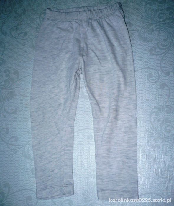 SZARE LEGINSY 5 10 15 ROZMIAR 98