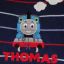 Granatowy sweterek z Thomasem 116