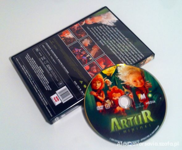 ARTUR I MINIMKI FILM NA DVD IDEALNY STAN TANIO