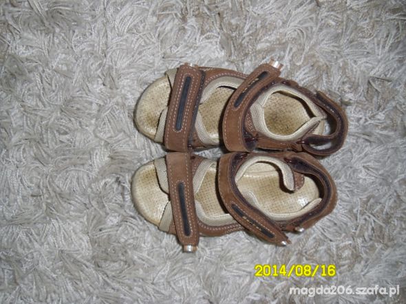 Sandałki skórzane firmy Bartek r 27