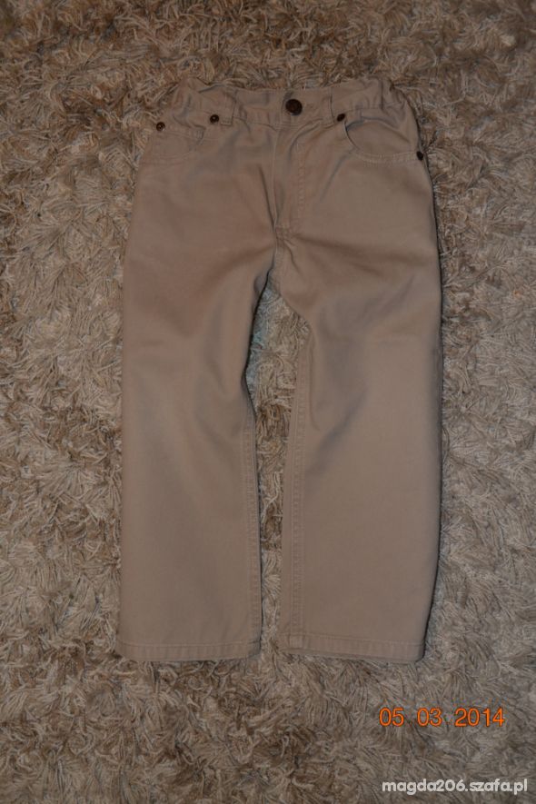 Piaskowe dżinsy Denim