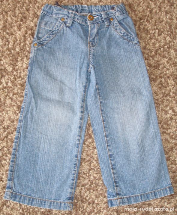 cienkie spodnie jeansowe 92 i 98