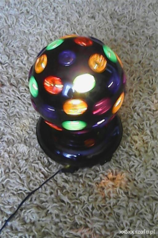 kula disco kolorowe światła