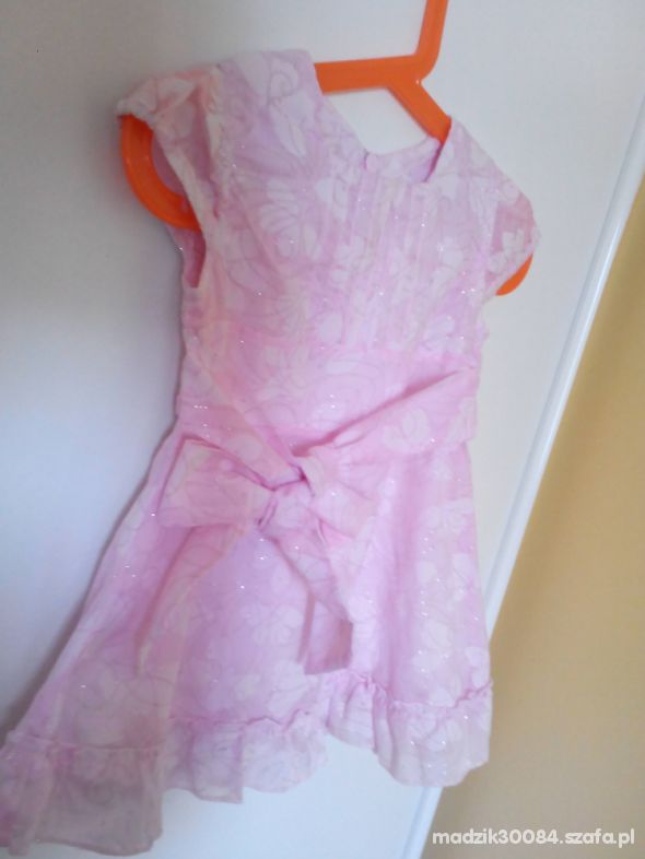 jasno różowa sukienka smyk 80