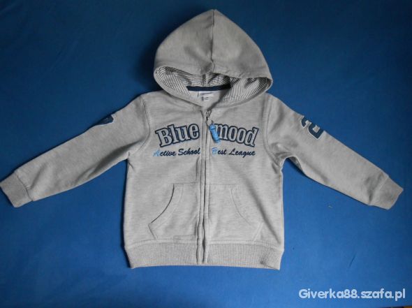 Bluza rozpinana z kapturem Fagottino 92cm