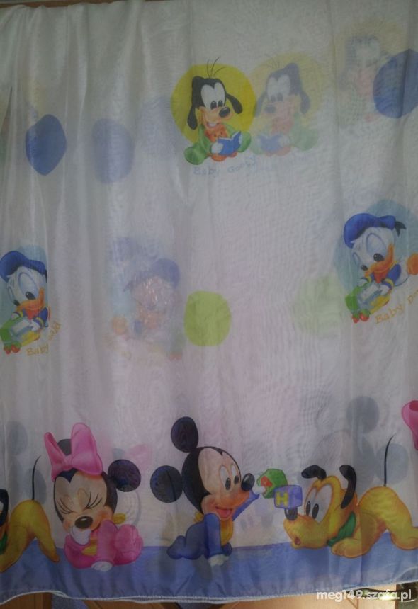 Firanka Myszka Miki 140 cm x 430 cm