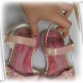 Różowe sandały sandałki 35