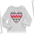 Gymboree 6T bluzka Gem Sequin Heart Tee