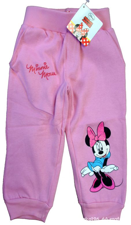Nowe rozm 122 spodnie z Myszką Minnie Disney