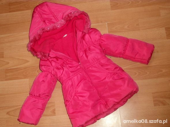Zimowa kurtka dla dziewczynki na 4 lata