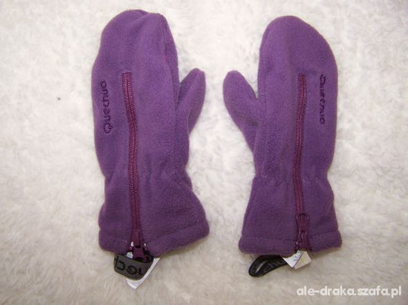 rękawiczki polarowe Quechua 18m do 2 lat