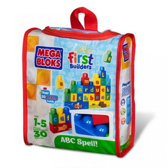 NOWE Mega Bloks Literki 30 el