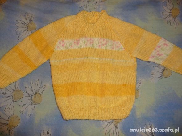 Sweterek dla dziewczynki rozmiar 68