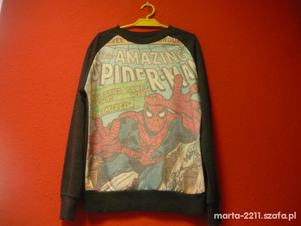 Bluza SpiderMan szara Marvel Comics
