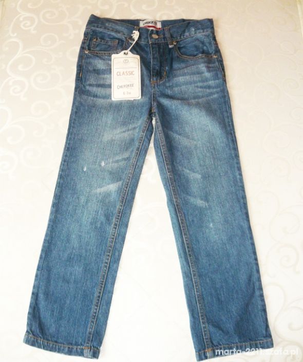 Świetne jeansy Denim Cherokee 6 do 7 lat chłopczyk