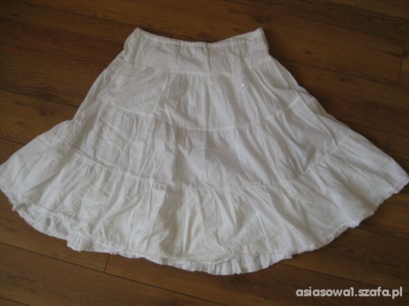 New Look biała spódnica 140