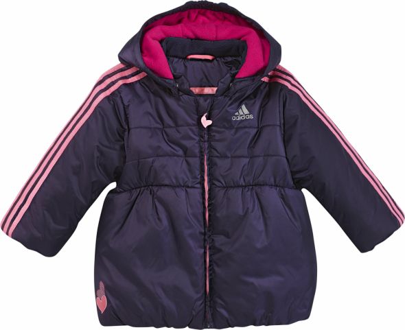 Adidas pikowana kurtka płaszczyk 80cm