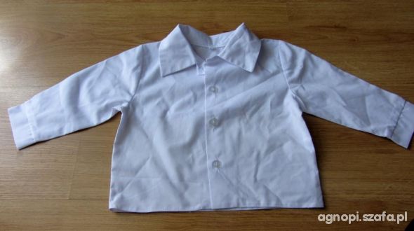 Biała koszula wizytowa rozmiar 74 jak nowa