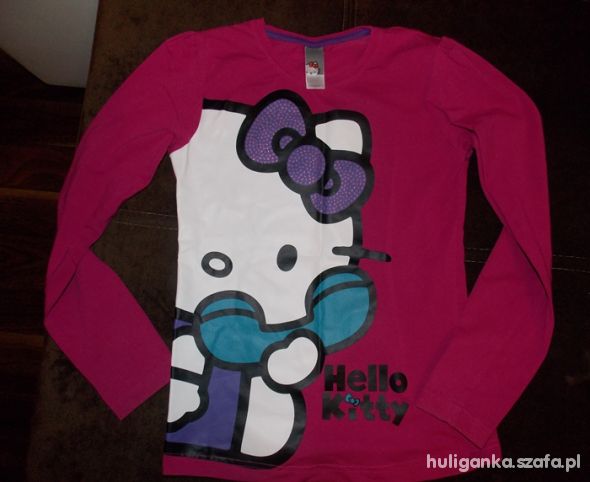 Bluzka Hello Kitty jak nowa rozm 158 do164 SUPER