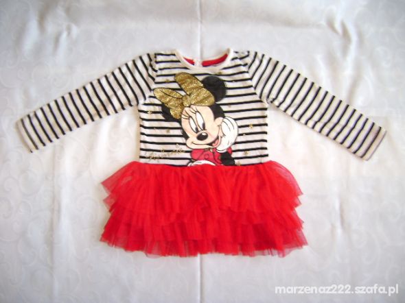 Dimension sukienka falbanki tiulowe roz 18 24 msc