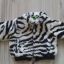 cudne futerko zebra GYMBOREE 6 12m
