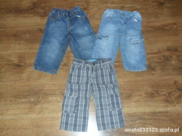 Zestaw spodni dla chłopczyka Rozm 80
