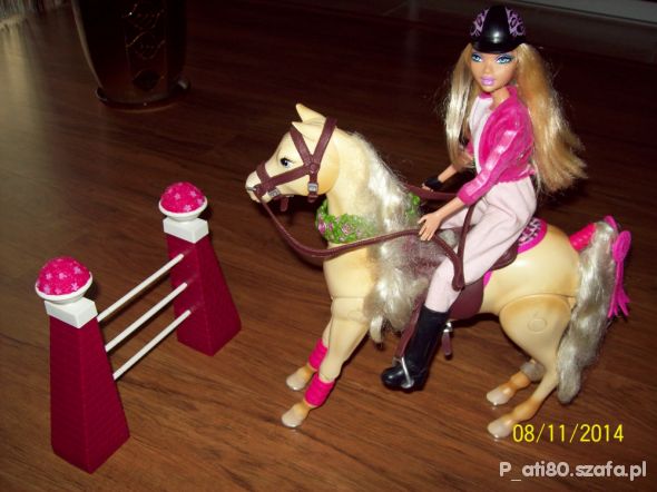 Barbie Jokey z konikiem