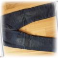 Ocieplane spodnie na zimę jeans rozm 98