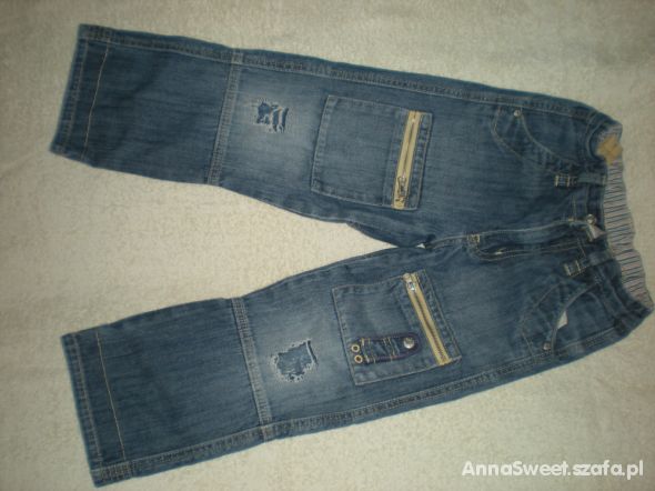 spodnie jeansowe 5 10 15 jak nowe