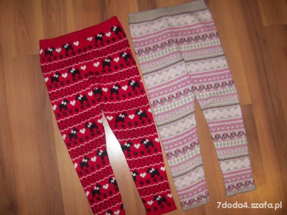 Legginsy dzianinowe YD rozm 116