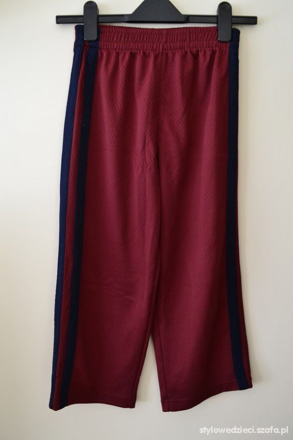 ATHLETECH bordowe spodnie sportowe 6 7 l 116 cm