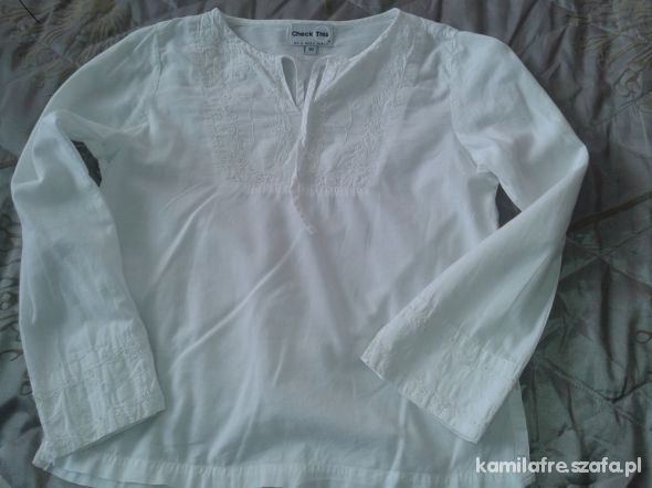 Biała bluzka 140 cm
